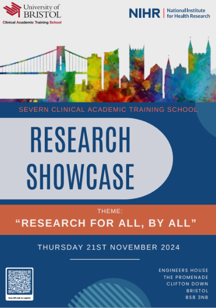 Clinical Academic Training School Research Showcase 2024 poster